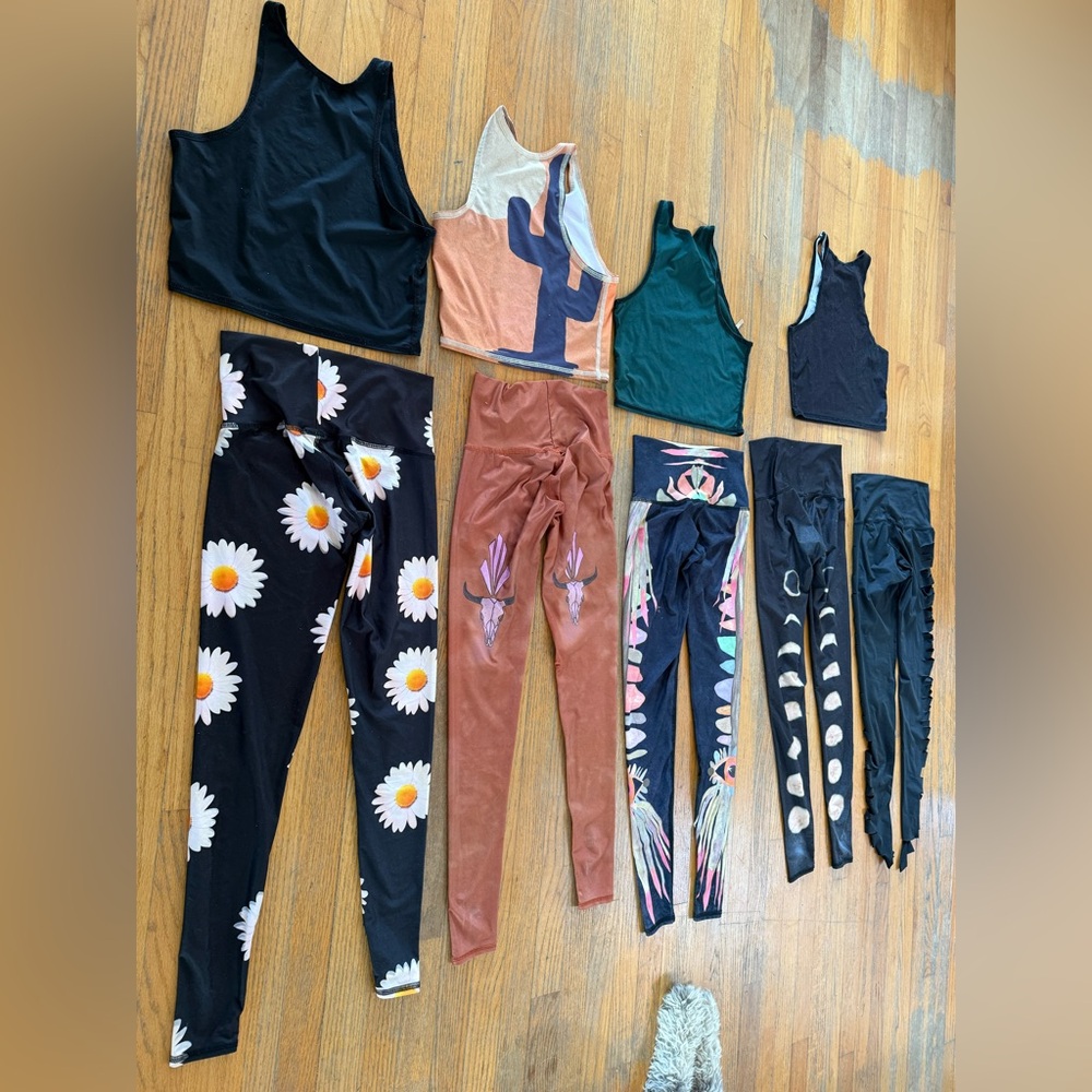 Teeki Activewear Sets - hot pants and mermaid tanks
